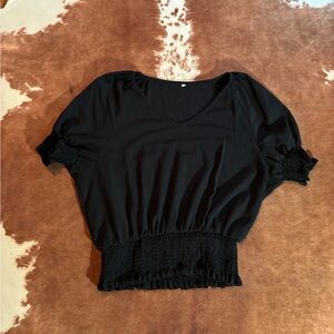 Elegant Black Women's Top